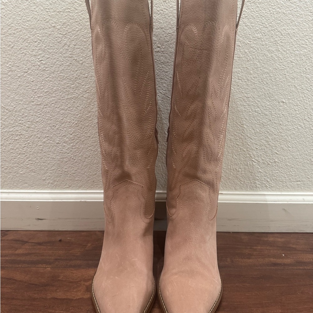 Women's Blush Pink Cowboy Boots